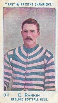 1905 Wills's Past & Present Champions #41 Teddy Rankin Front